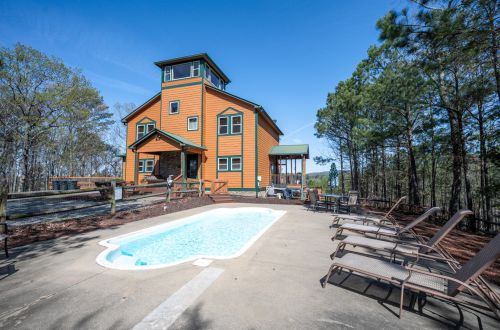 Poolside Mountain Retreat