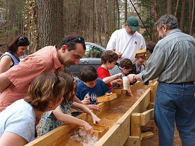 kids gem hunting