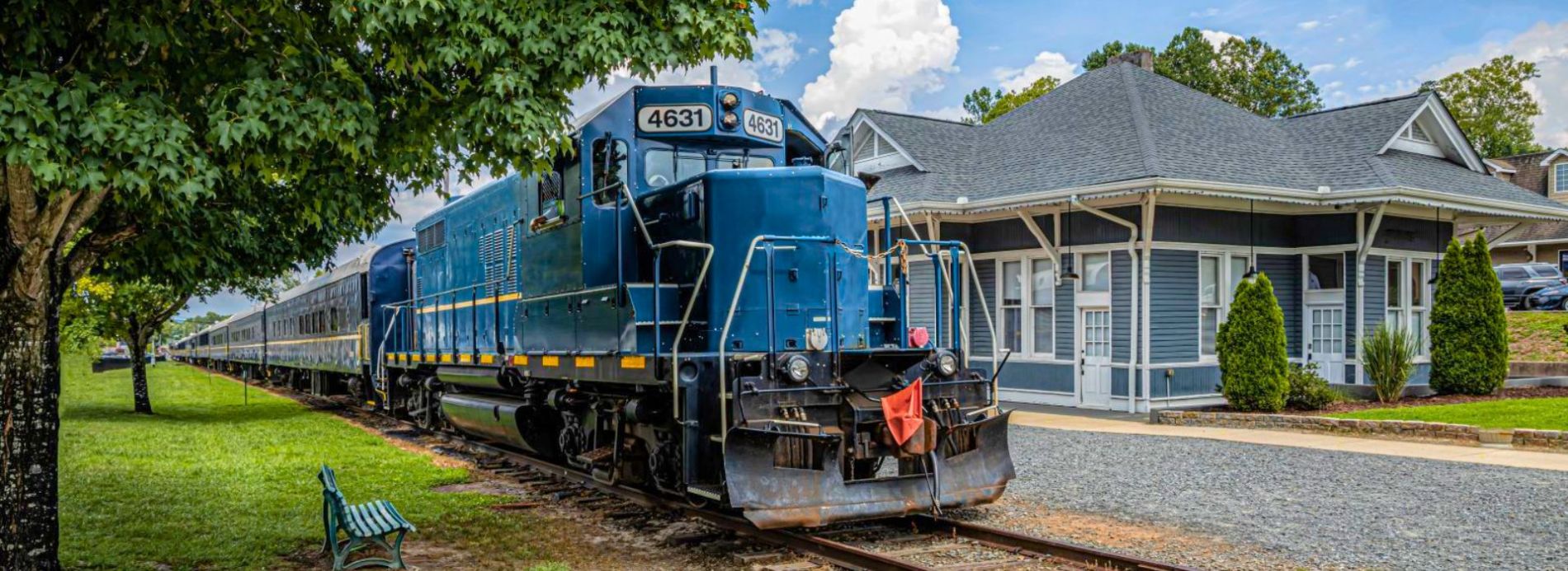 Blue Ridge Scenic Railway train